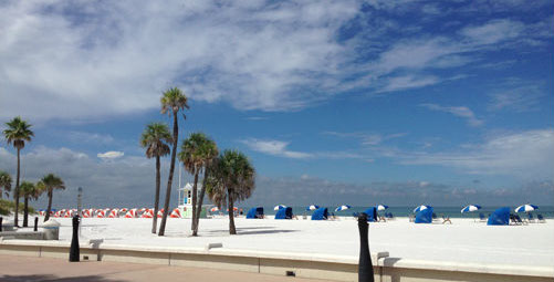 Clearwater beach walk